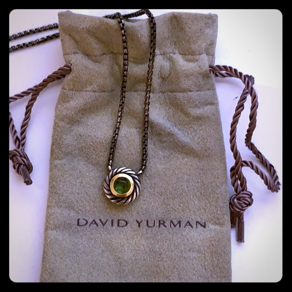 David Yurman Peridot Necklace